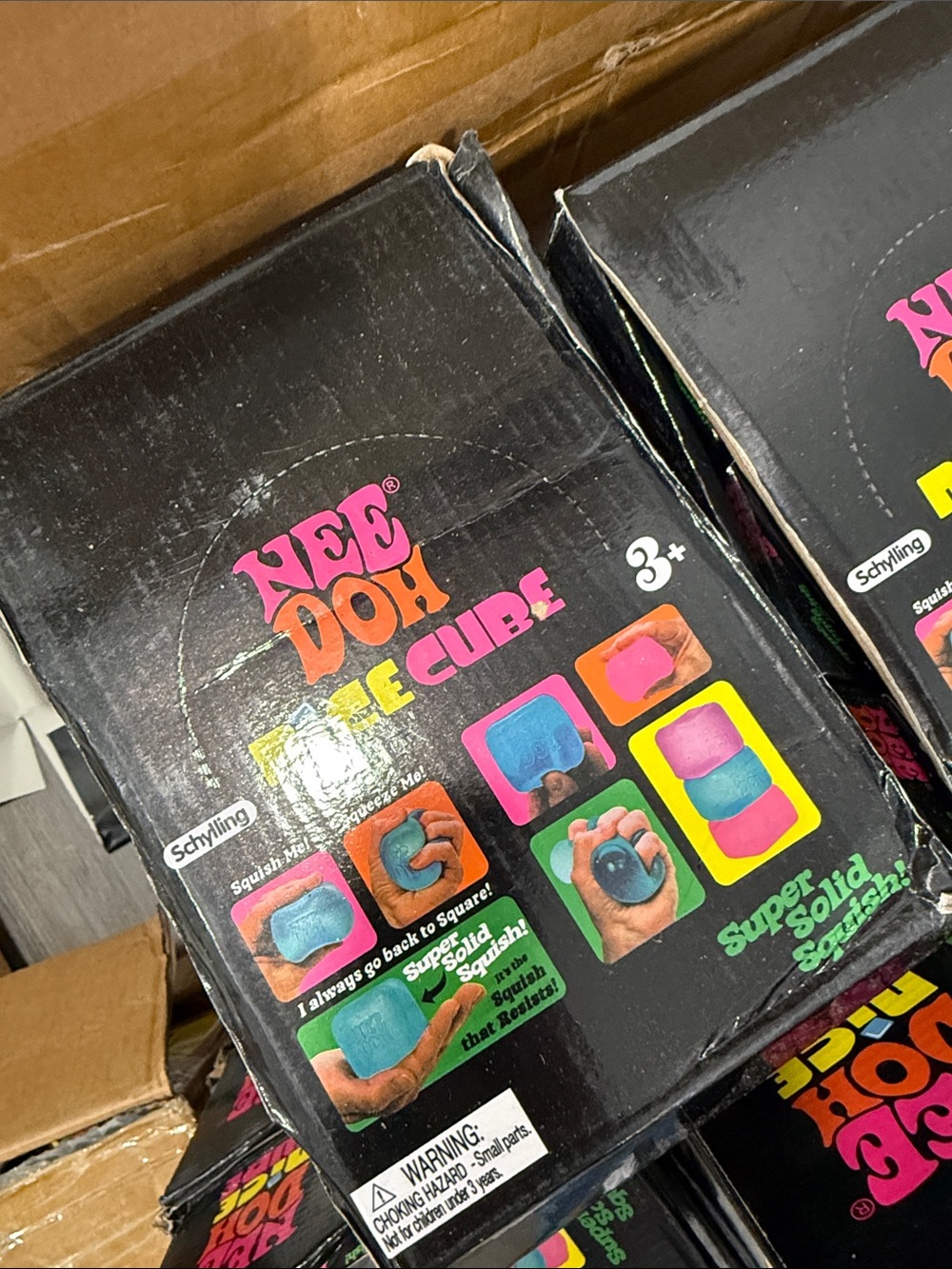 Nee Doh Squeeze Cube Stress Toy